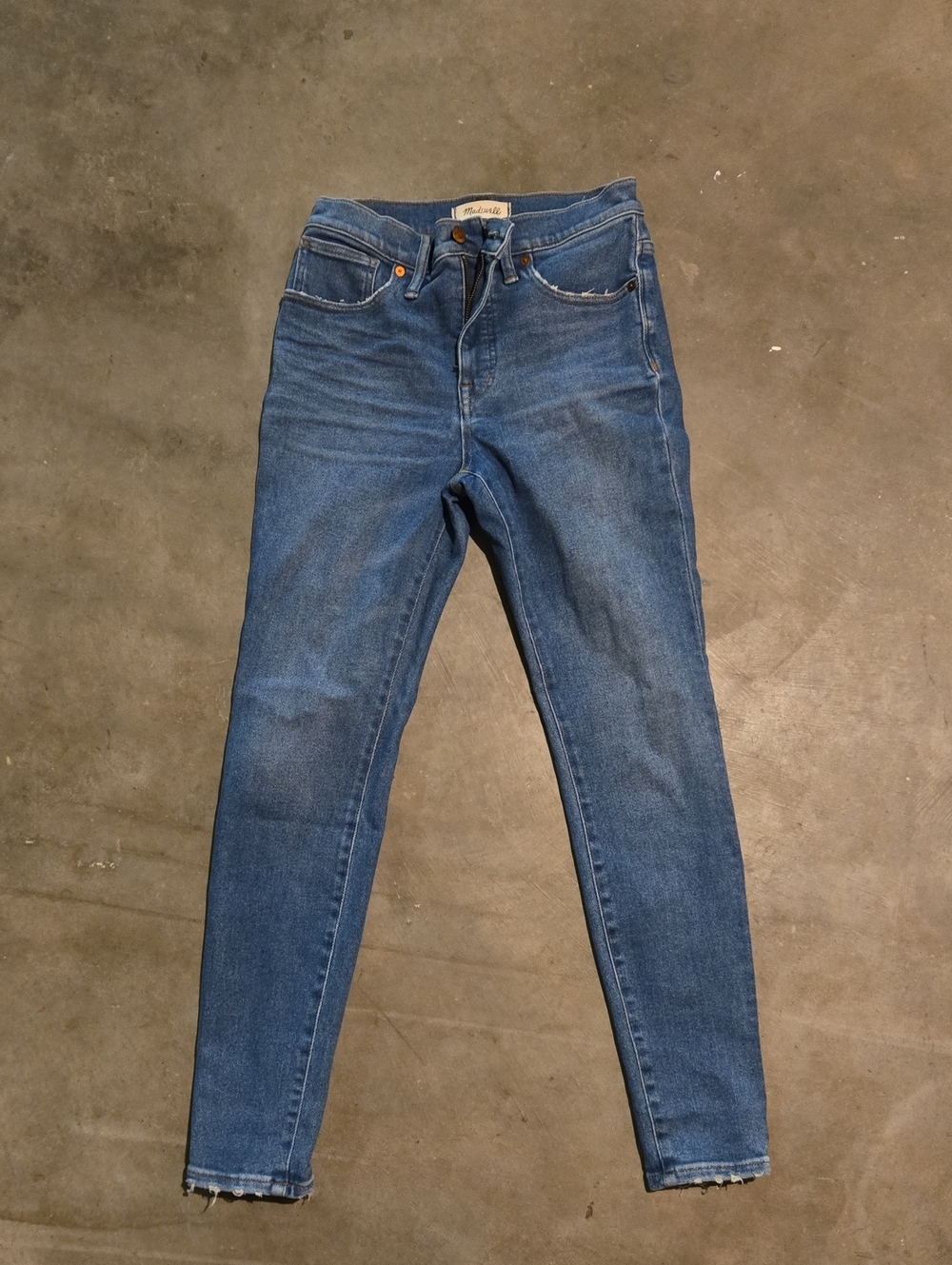Madewell Skinny Mid-Rise Blue Women’s Jeans